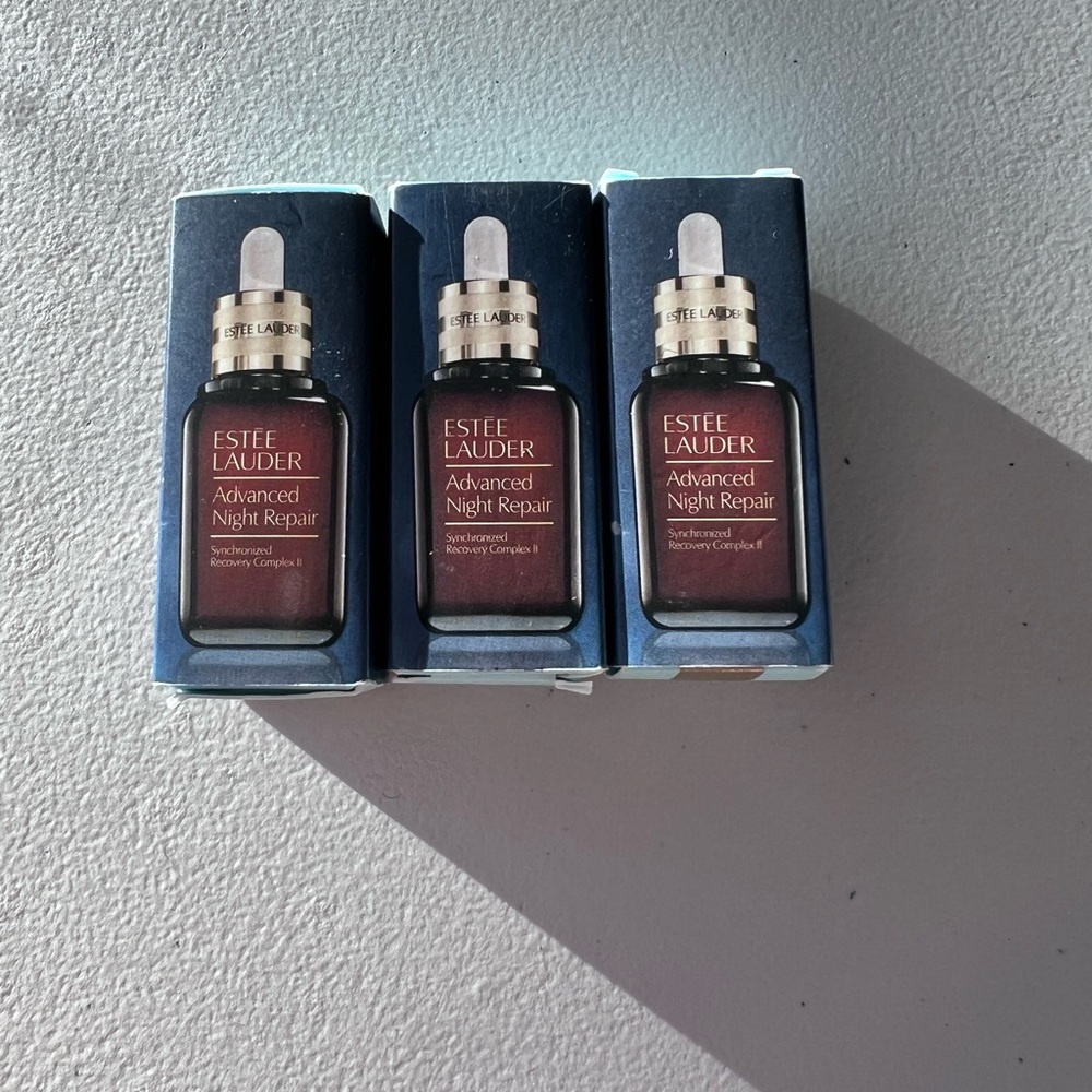 Estee Lauder Advanced Night Repair Serum - sample size lot of 3 .24 fl. Oz each